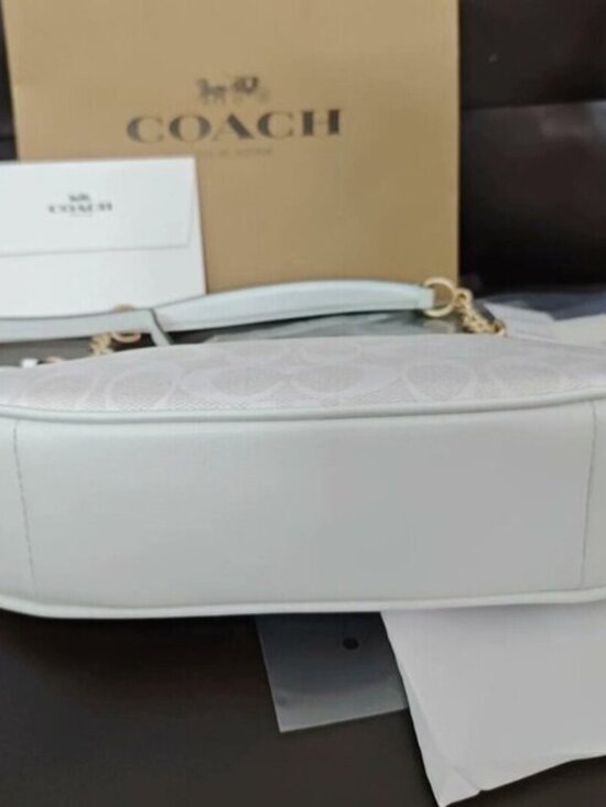 Coach Teri Shoulder Bag In Signature Canvas - Picture 6 of 8